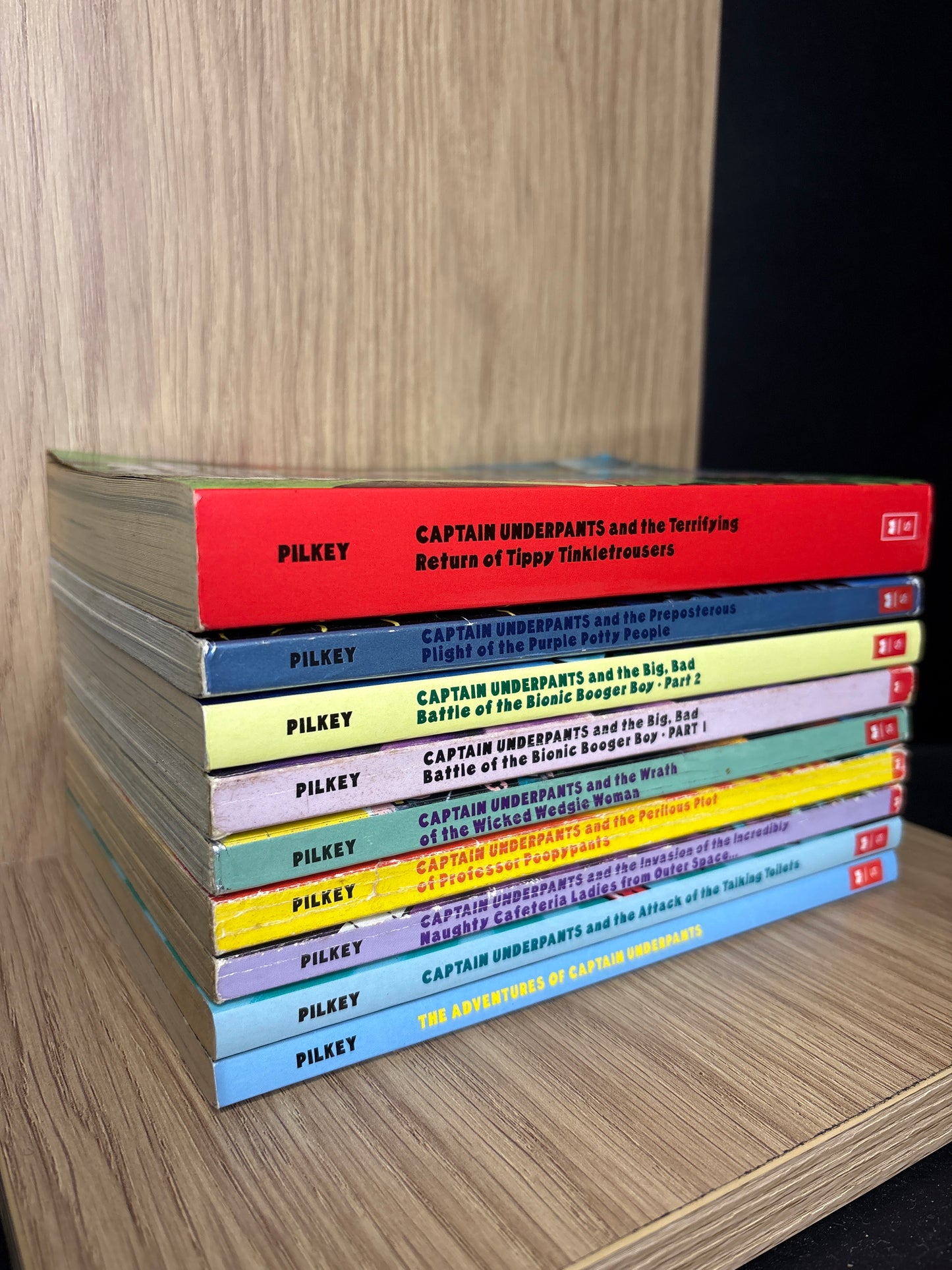 PILKEY, Dav 'Captain Underpants' Assorted Standalone Titles Bundle of 9 (Min. fair condition)