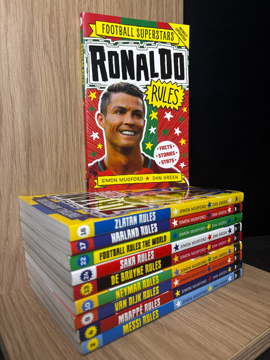 MUGFORD, Simon & GREEN, Dan 'Football Superstars' Series Assorted Titles Bundle of 10 (Min. fair condition)