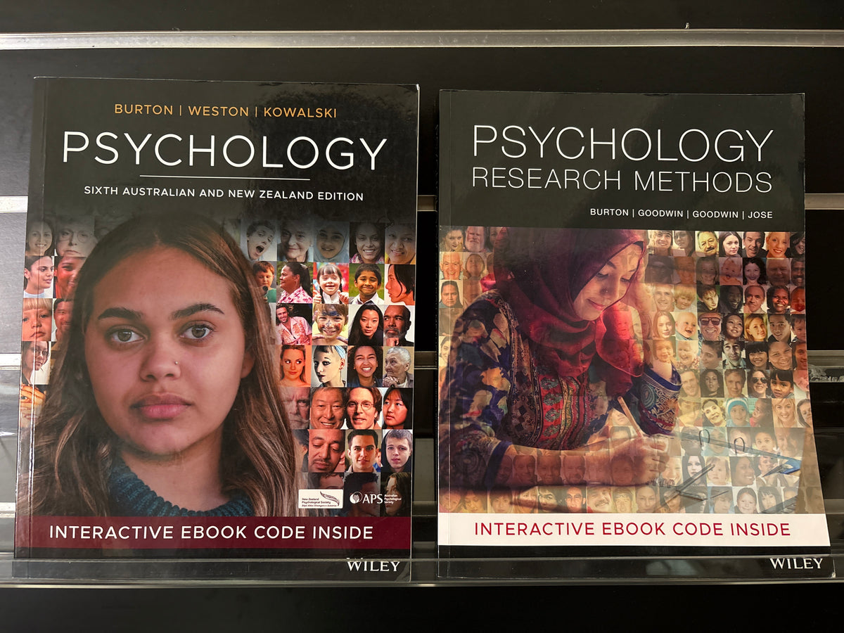 PSYCHOLOGY TEXTS Burton et al. Bundle of 2 (Min. As New condition)