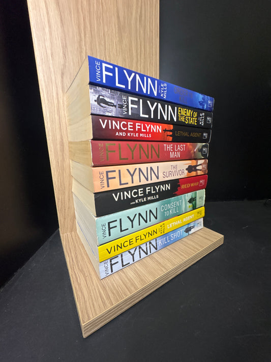 FLYNN, Vince - Bundle of 9 Titles in Mitch Rapp Series (Min. fair condition)