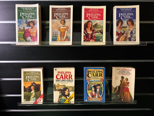 CARR, Philippa - Bundle of 7+1 - Books 1-7 of Daughters of England series plus Bonus Book (Min Fair Condition)