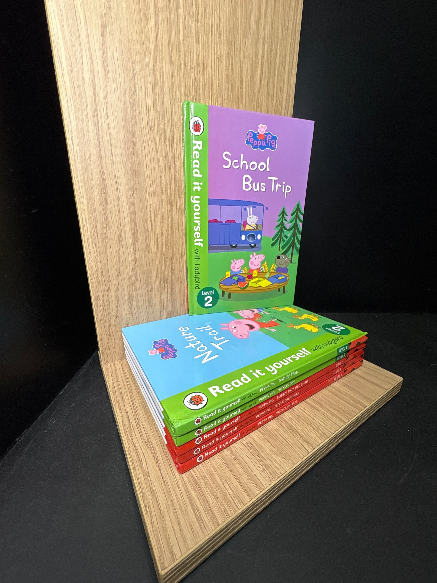 PEPPA PIG - Bundle of 6 - Assorted titles in 'Read It Yourself' Series (Min. good condition)