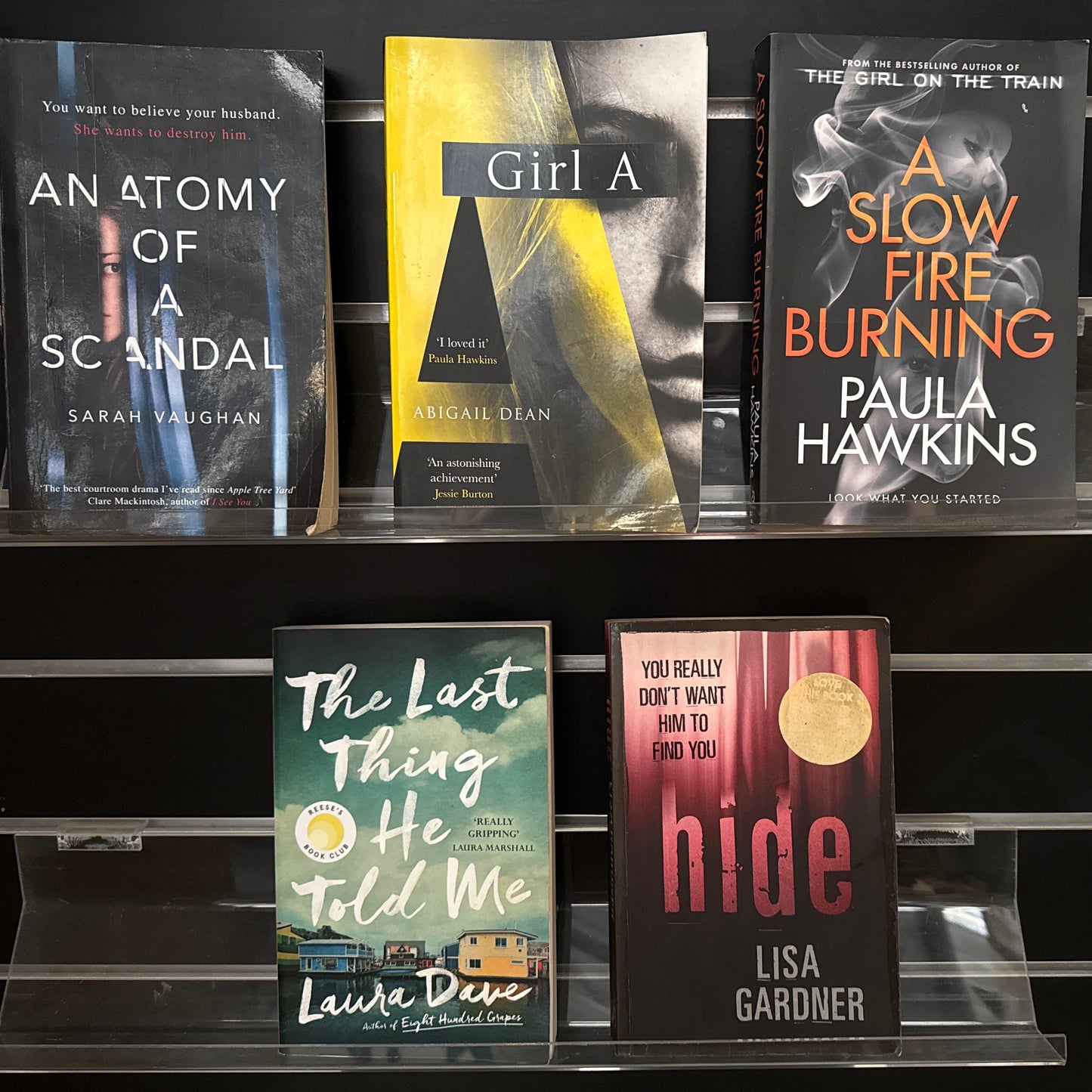 SELECTION of Contemporary thrillers - Bundle of 5 - mixed authors (min. fair condition)