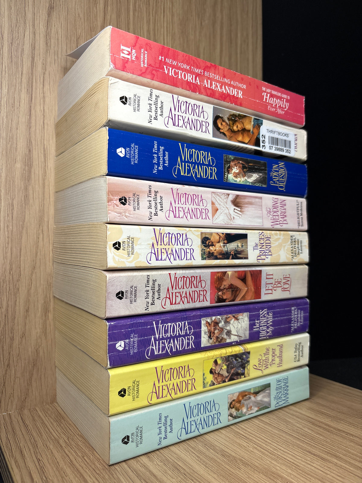 ALEXANDER, Victoria Assorted Standalone Titles Bundle of 9 (Min. fair condition)