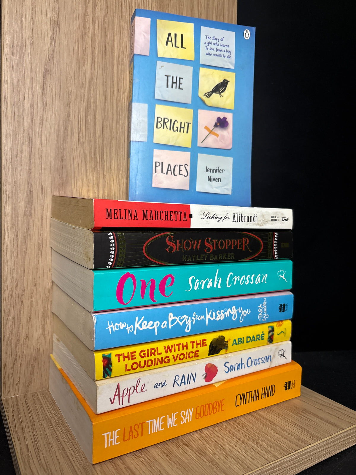 Young Adult Contemporary Assorted Titles by Various Authors Bundle of 8 (Min. fair condition)