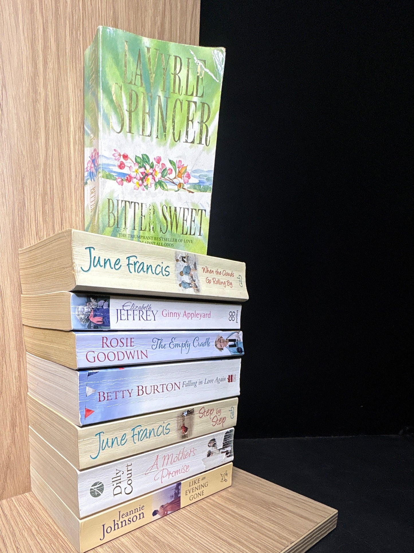 SELECTED Hist Rom/ Saga Titles - Bundle of 8 - Assorted Authors (Min. fair Condition)