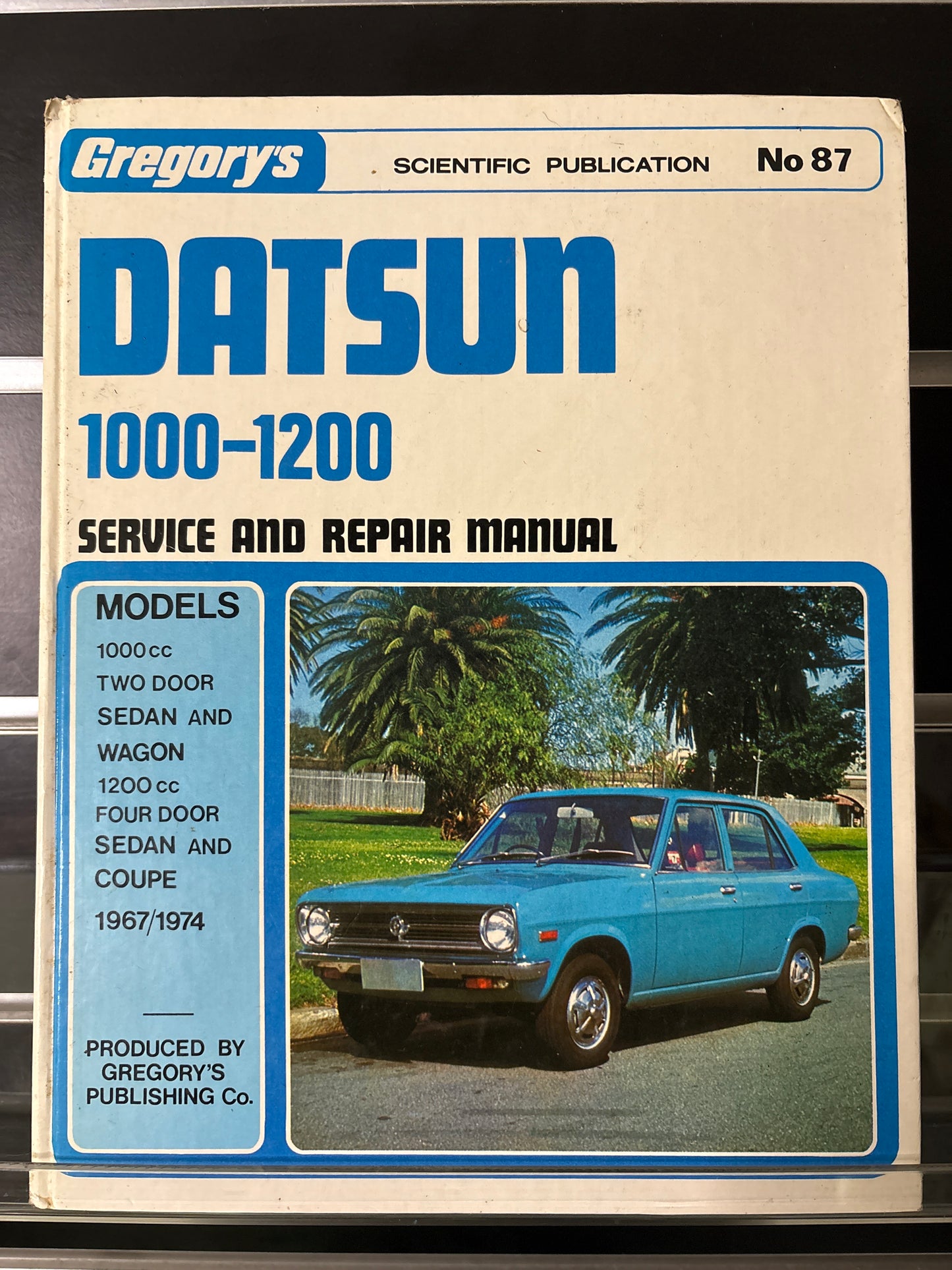 1981 GREGORY'S Datsun 1000-1200 Service and Repair Manual No.87 (Min. fair condition)