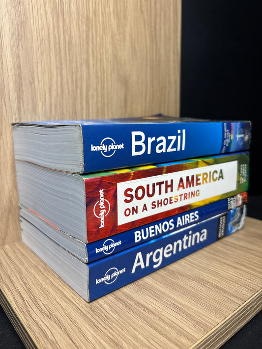 LONELY PLANET South America Assorted Standalone Titles Bundle of 4 (Min. good condition)