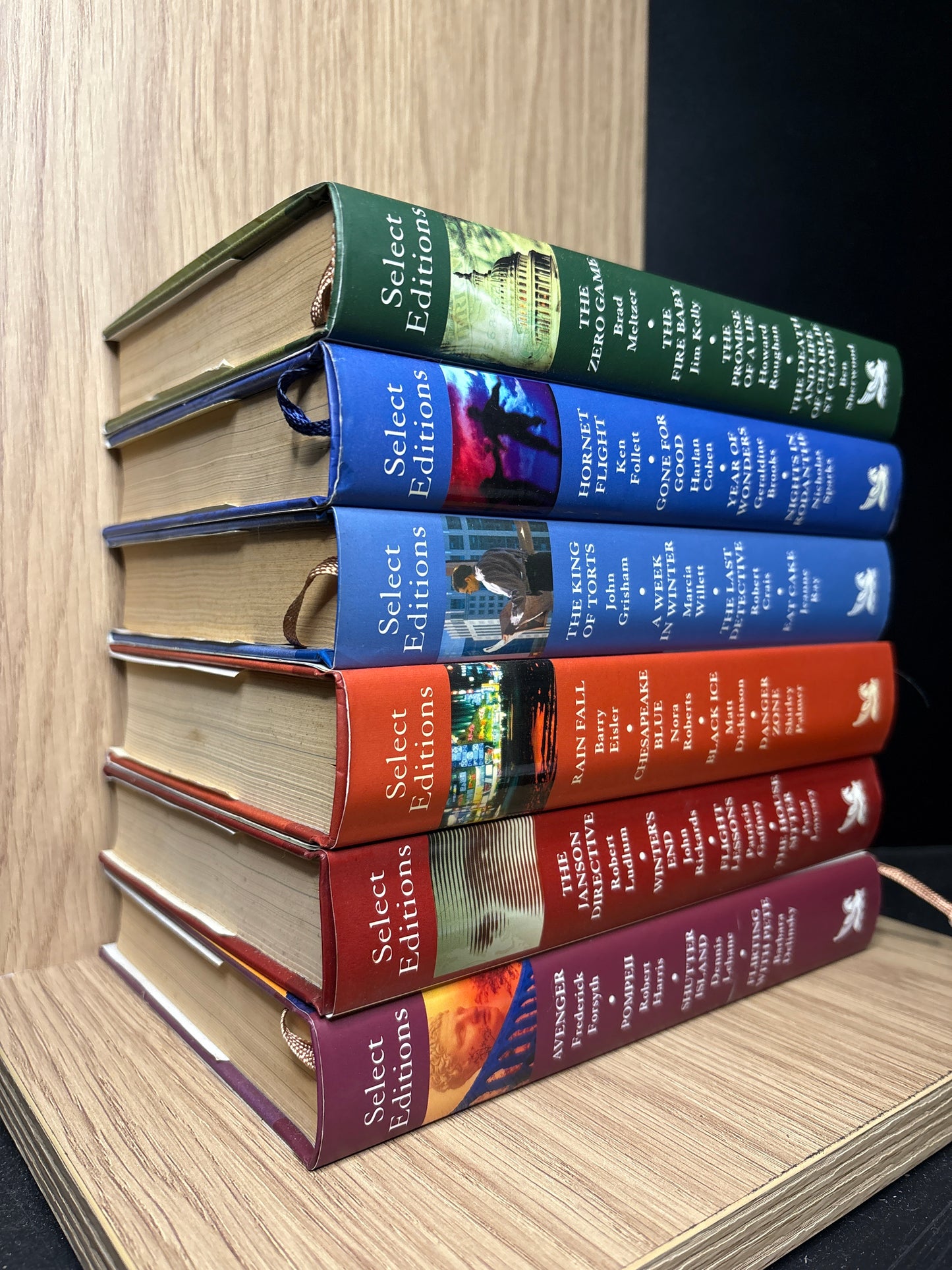 READER'S DIGEST 'Select Editions' 4-in-1 Condensed Stories Bundle of 6 (Min. fair condition)