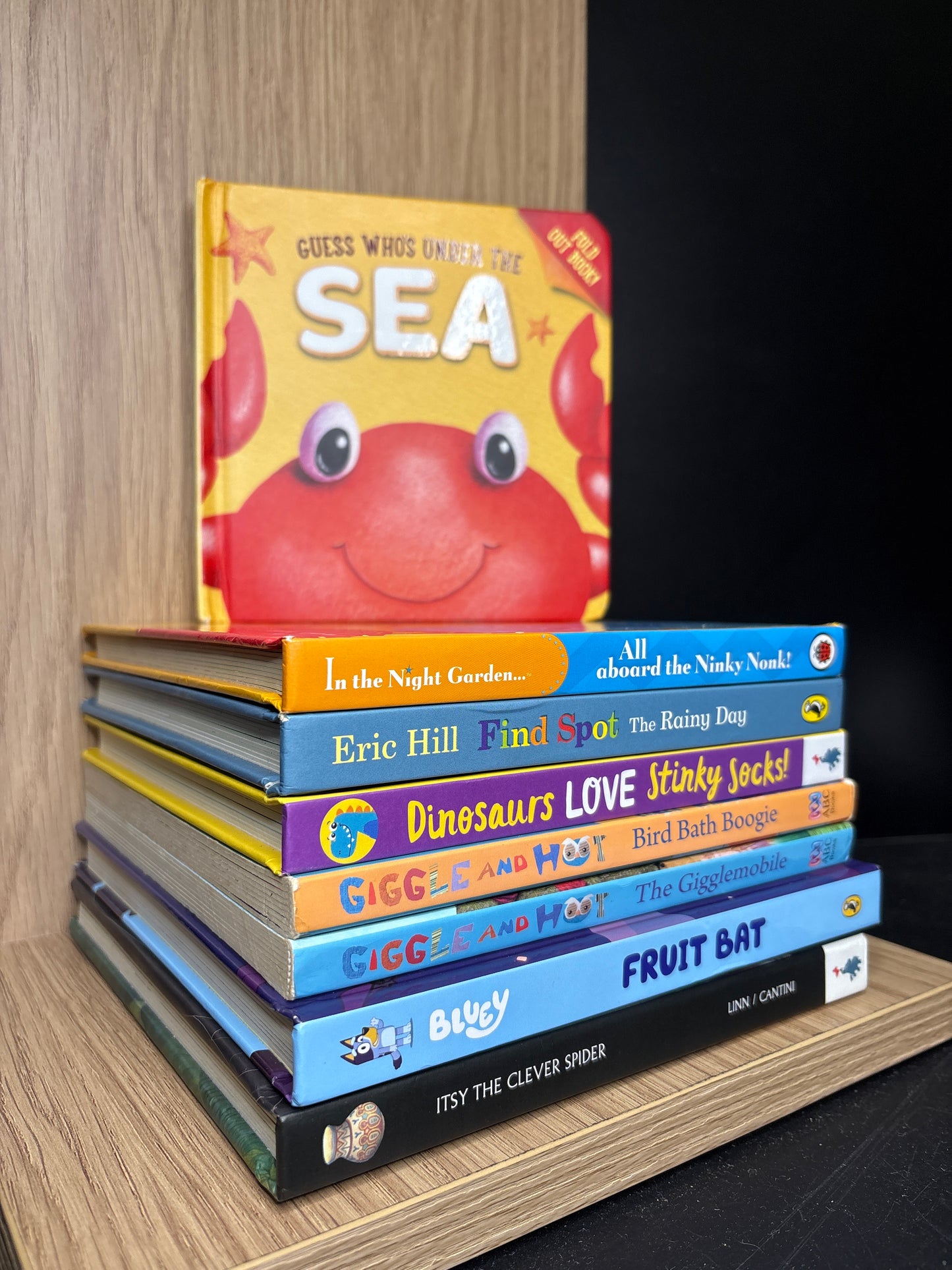 CHILDREN'S BOARD BOOKS Assorted Standalone Titles Bundle of 8 (Min. good condition)