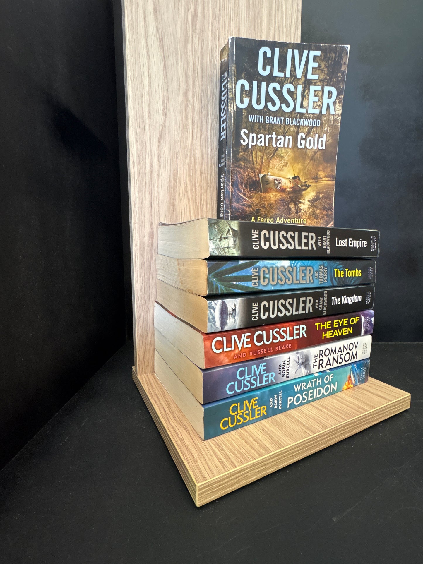 CUSSLER, Clive - Bundle of 7 - Assorted Titles in the Fargo Series (Min. fair condition)
