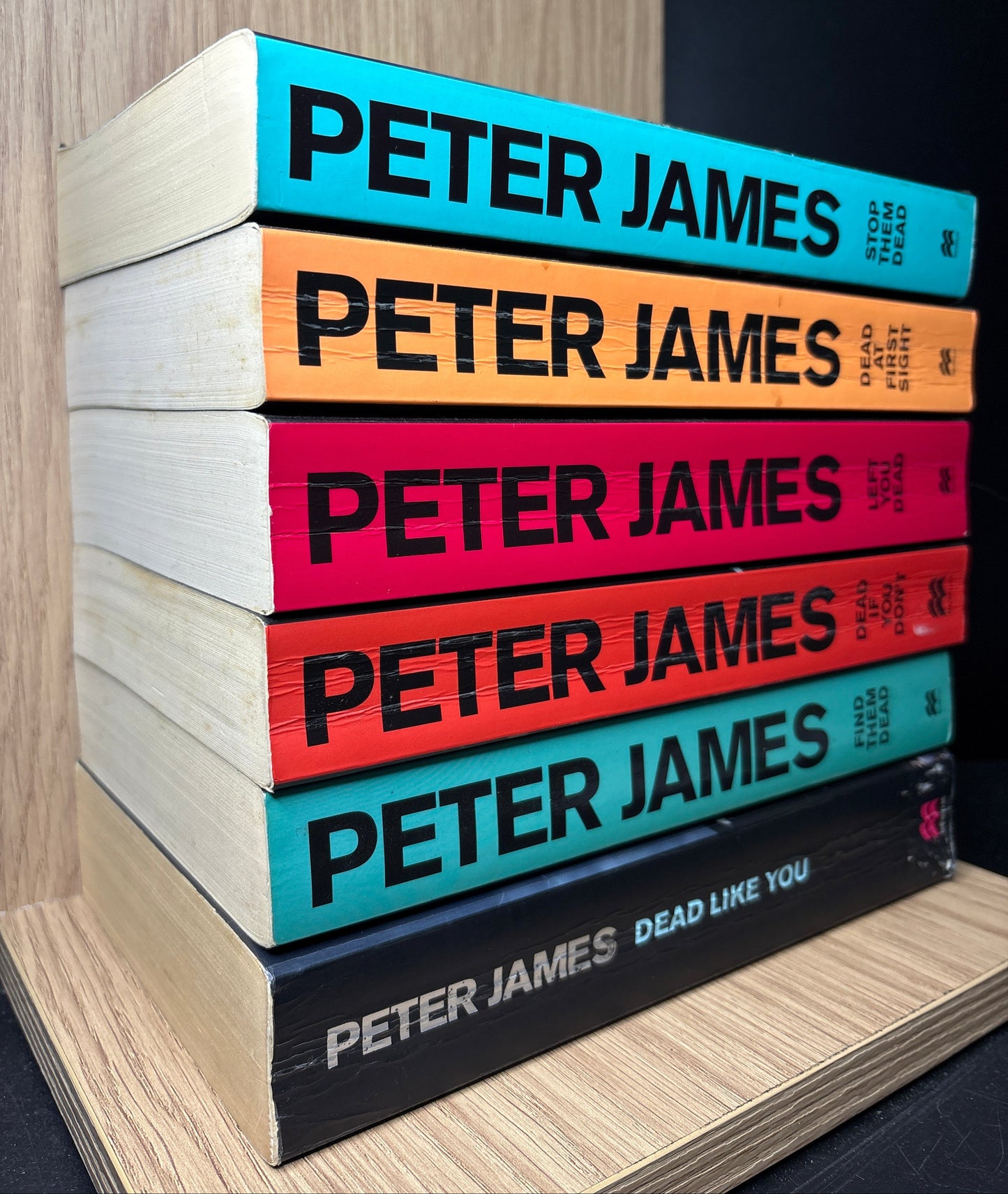 JAMES, Peter 'Roy Grace' Series Assorted Titles Bundle of 6 (min. fair condition)