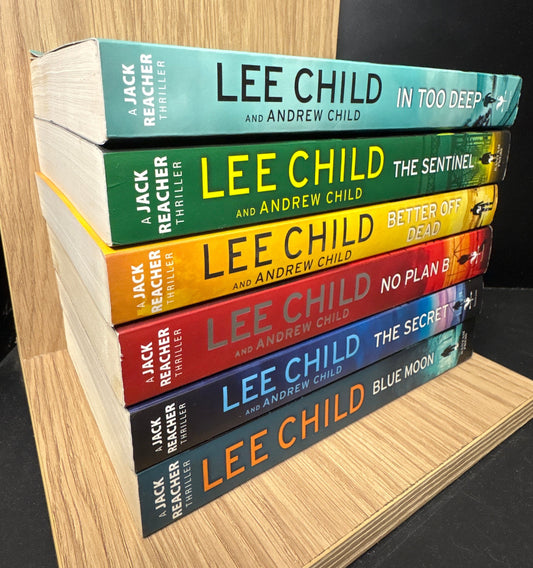CHILD, Lee 'Jack Reacher' Series Assorted Titles Bundle of 6 (Min fair condition)
