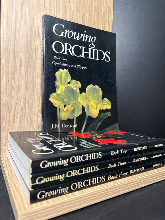 RENTOUL, J.N. 'Growing Orchids' series #1-4 Bundle of 4 (Min. VGC)