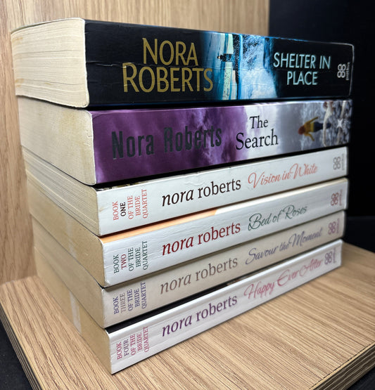 ROBERTS, Nora 'The Bride Quartet' plus 2 Standalone Titles Bundle of 6 (Min Fair condition)