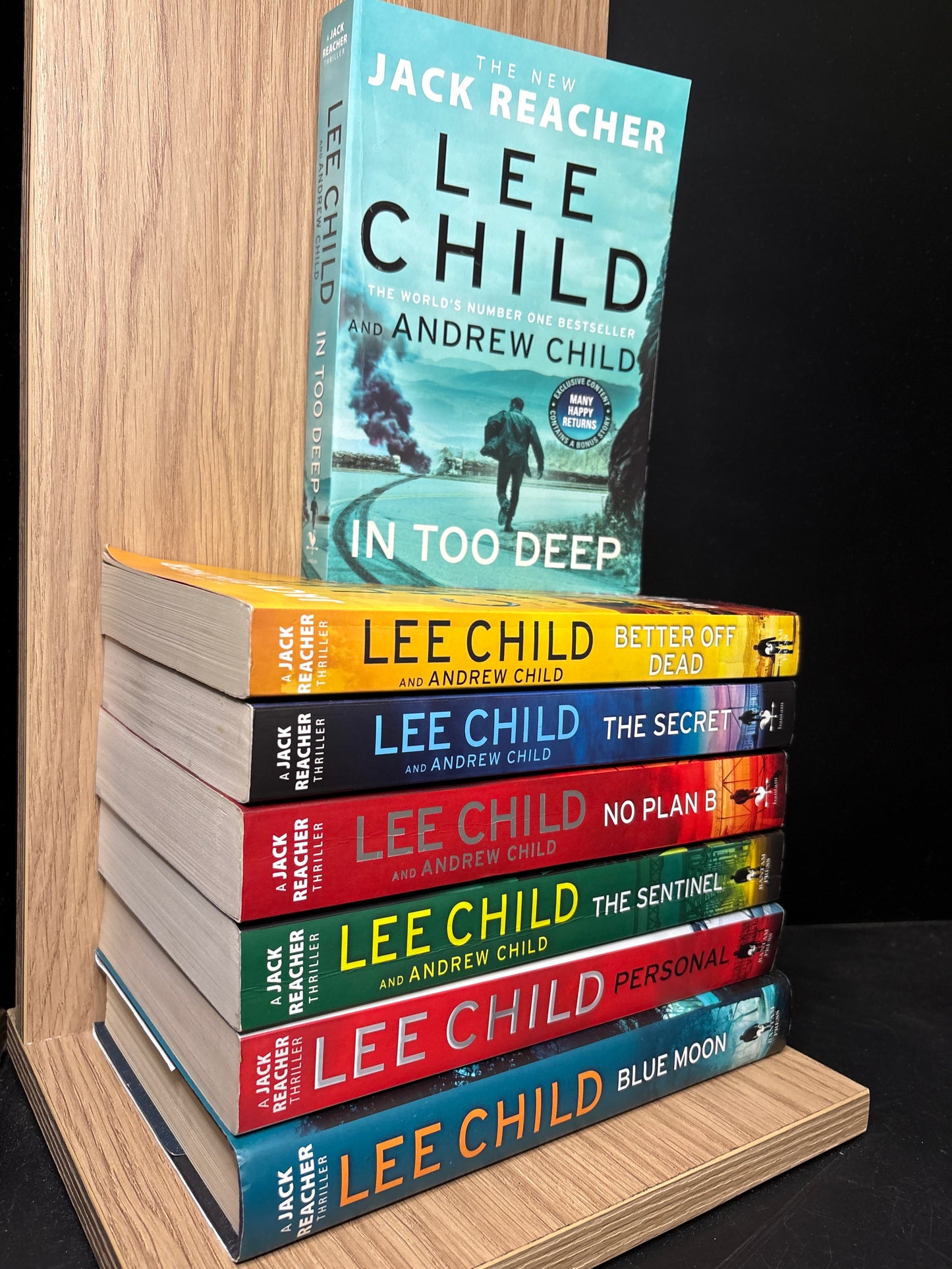 CHILD, Lee 'Jack Reacher' Assorted Titles Bundle of 7 (Min. good condition)