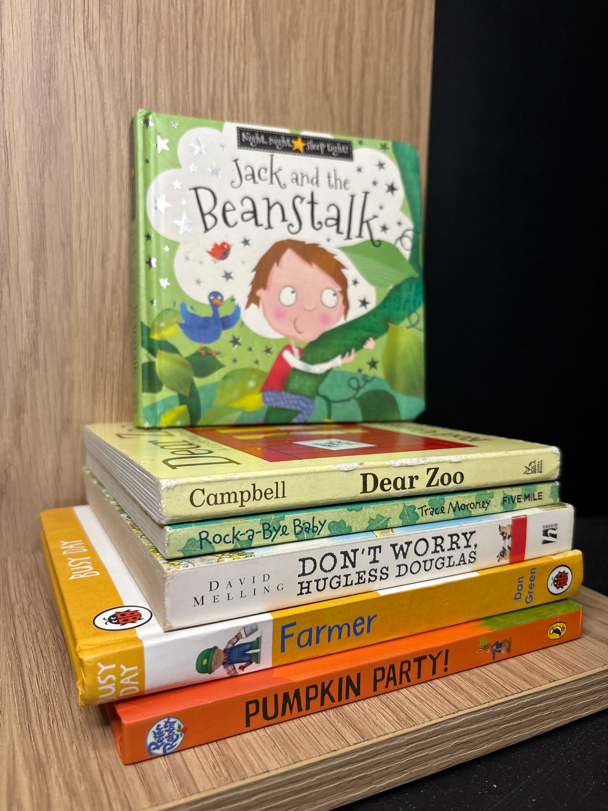 KIDS BOARD BOOKS Assorted Standalone Titles Various Authors Bundle of 6 (Min. fair condition)