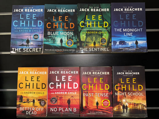 CHILD, Lee - Bundle of 8 - Standalone Titles in 'Jack Reacher' Series (Min. fair condition)