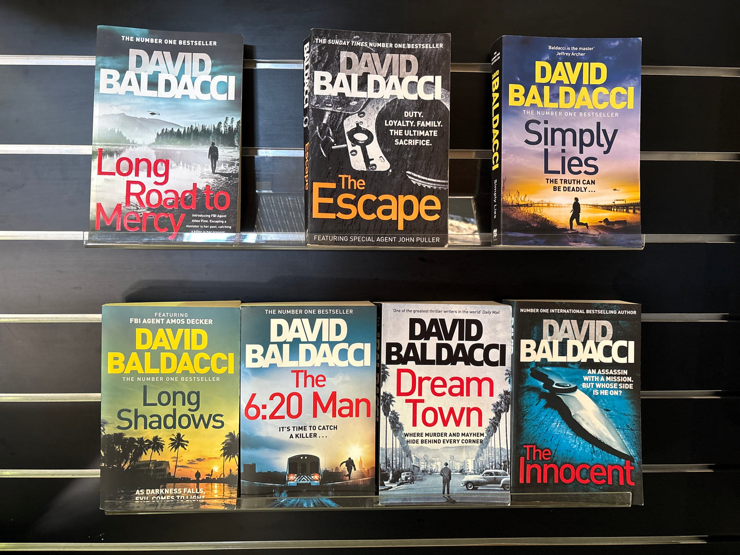 BALDACCI, David - Bundle of 7 - Assorted Titles (Min. fair condition)