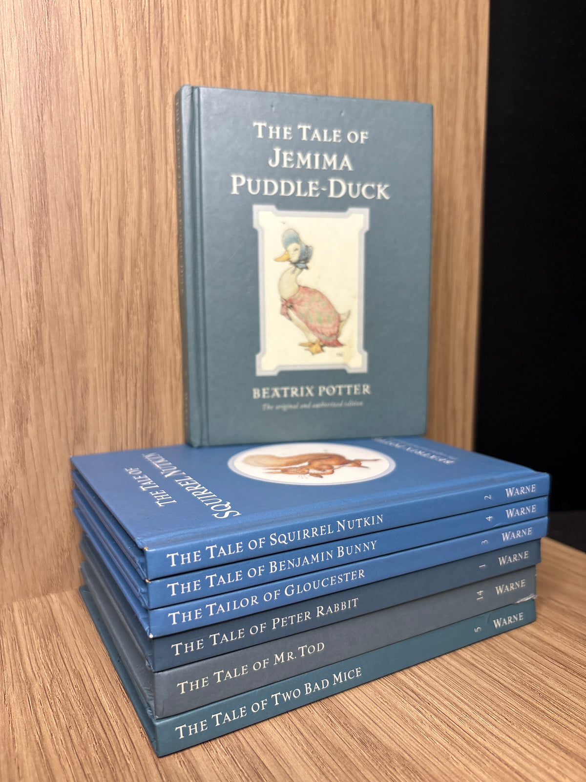 POTTER, Beatrix 'The World of Peter Rabbit' Titles #1-5,9,14 Bundle of 7 (Min. fair condition)