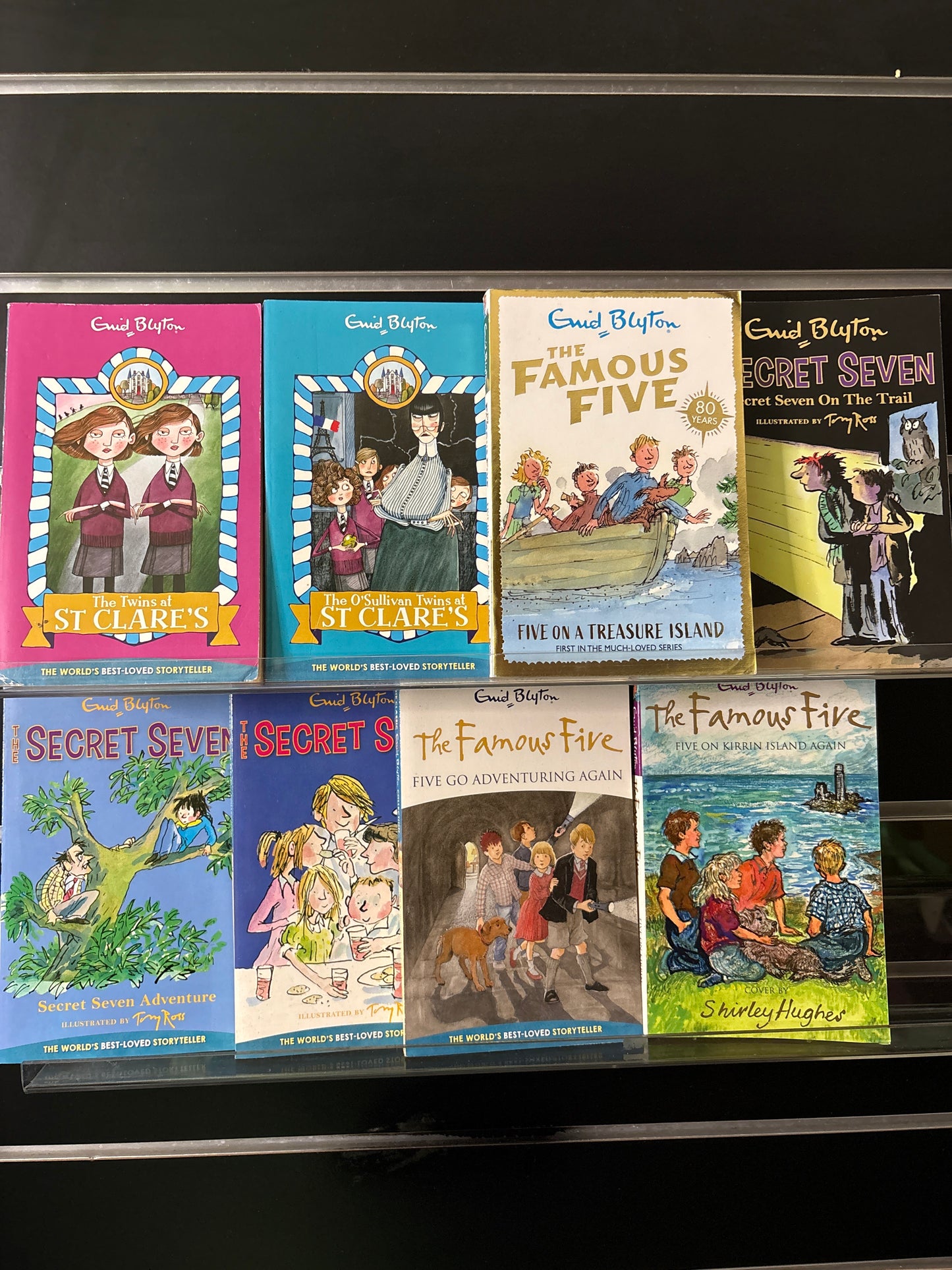 BLYTON, Enid Assorted Classic Titles Bundle of 8 (Min. Fair condition)