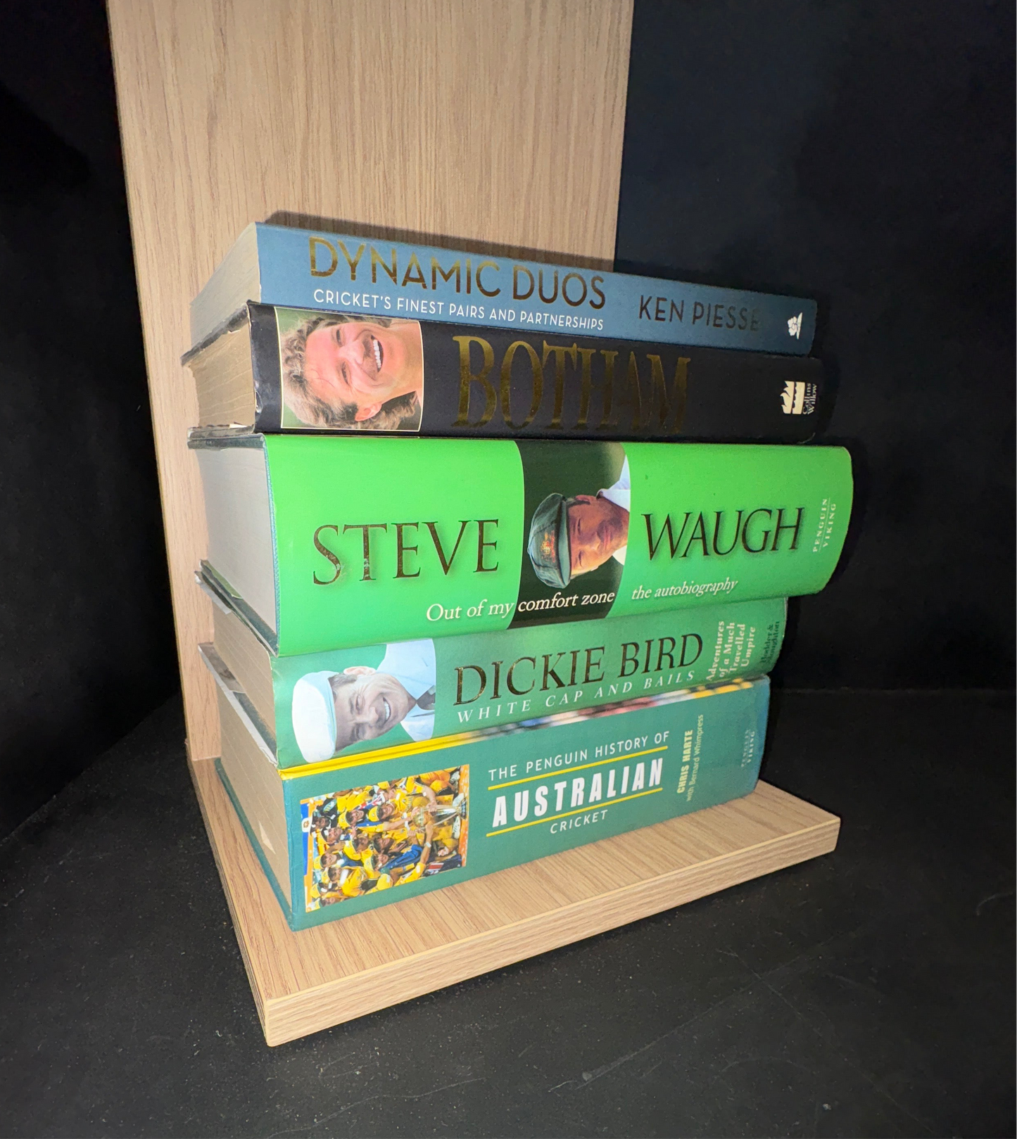 SELECTED Aust Cricketer Bios - Curated Bundle of 5- Assorted Authors (Min. fair condition)