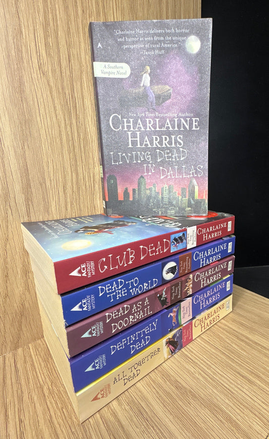 HARRIS, Charlaine ' Sookie Stackhouse' Series Books #2-7 Bundle of 6 (Min. fair condition)
