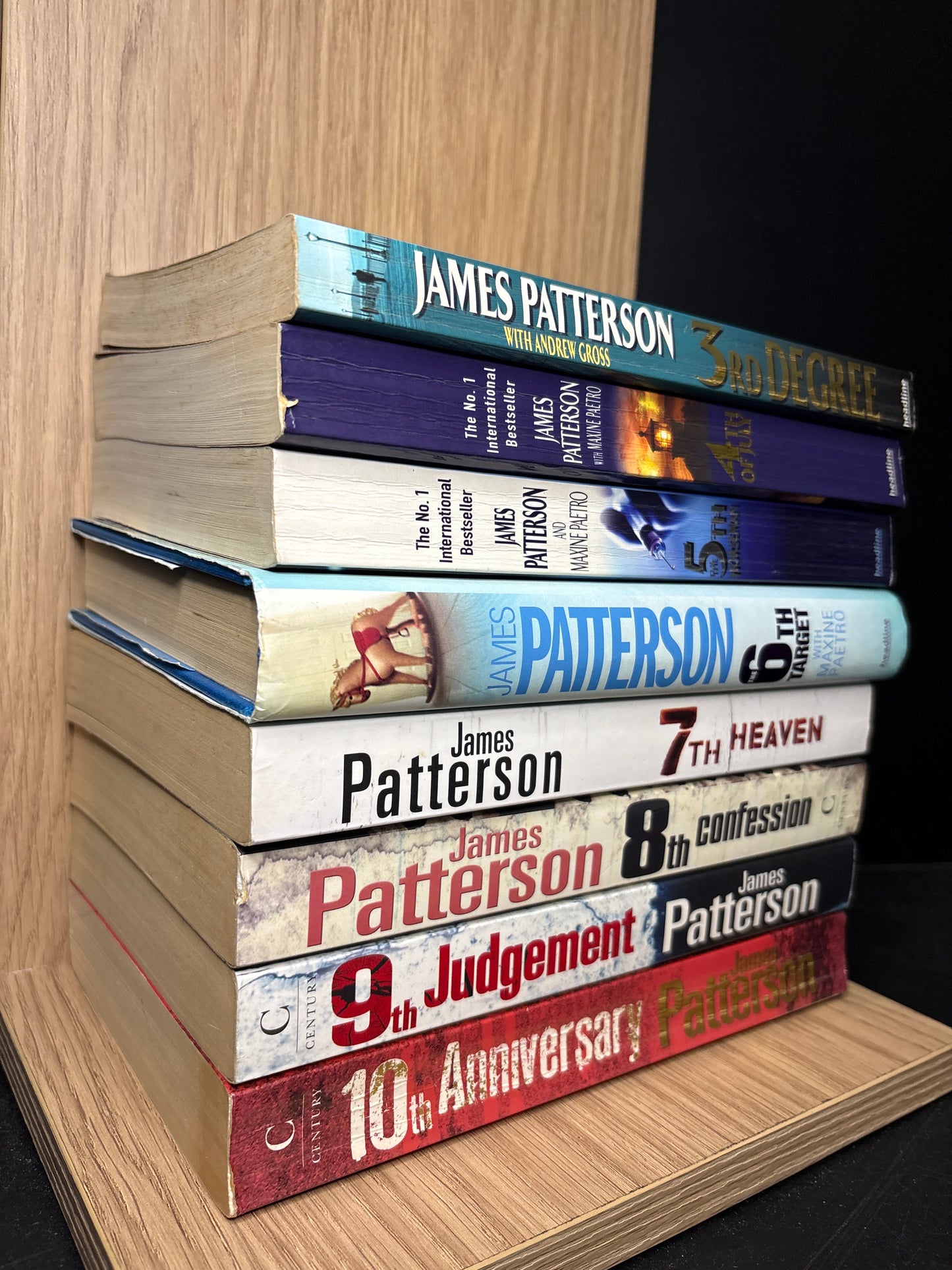 PATTERSON, James 'Women's Murder Club' Books #3-10 Bundle of 8 (Min. fair condition)
