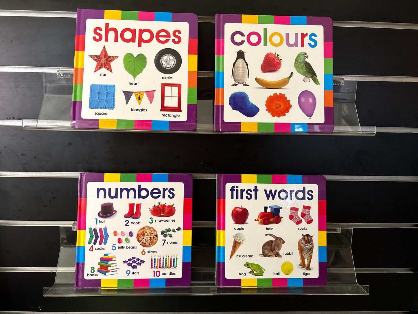 EARLY LEARNERS - Bundle of 4 - Assorted Picture Books (Min. As new condition)