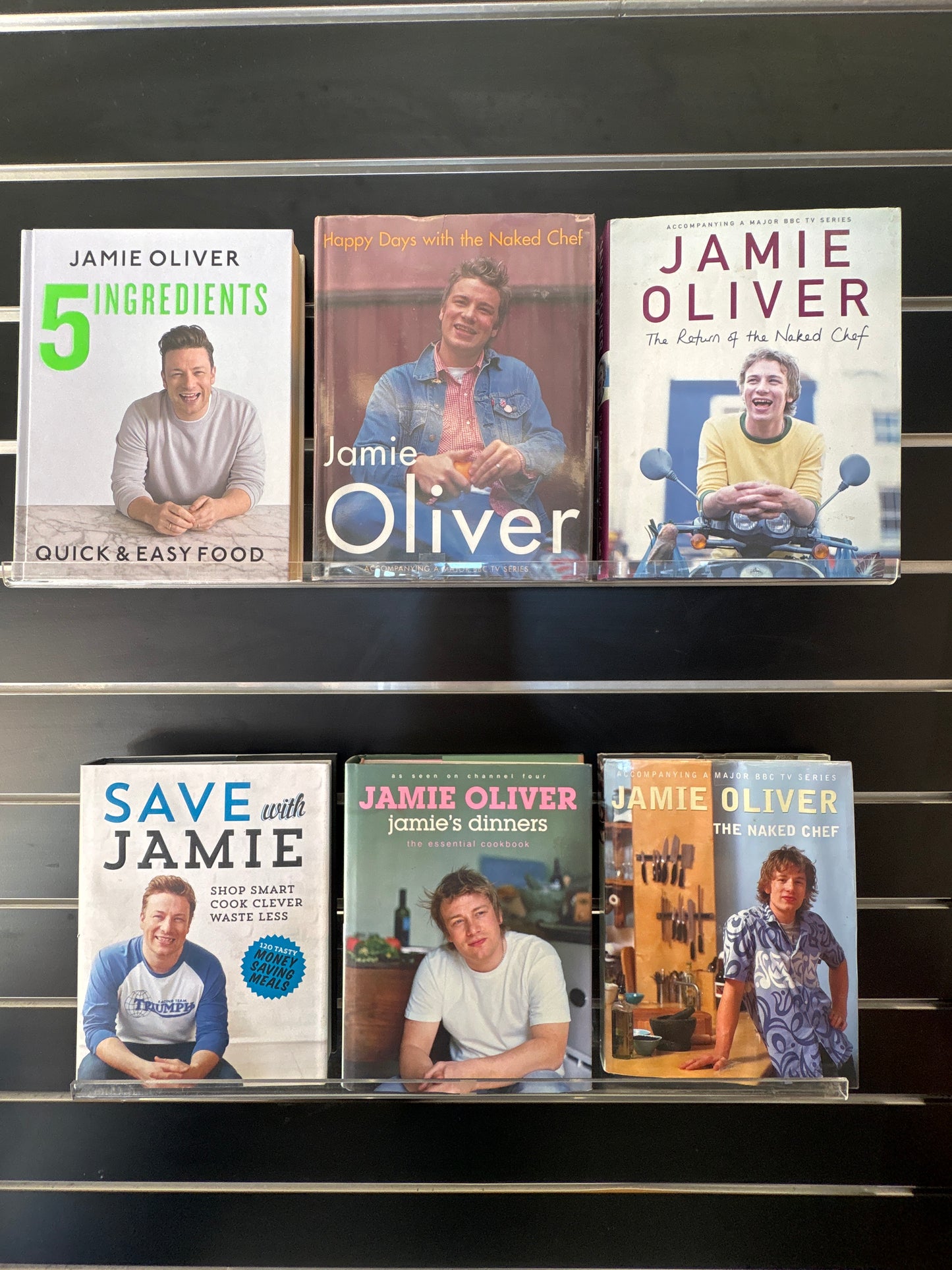 OLIVER Jamie Cookbooks - Bundle of 6 (Minimum good condition)