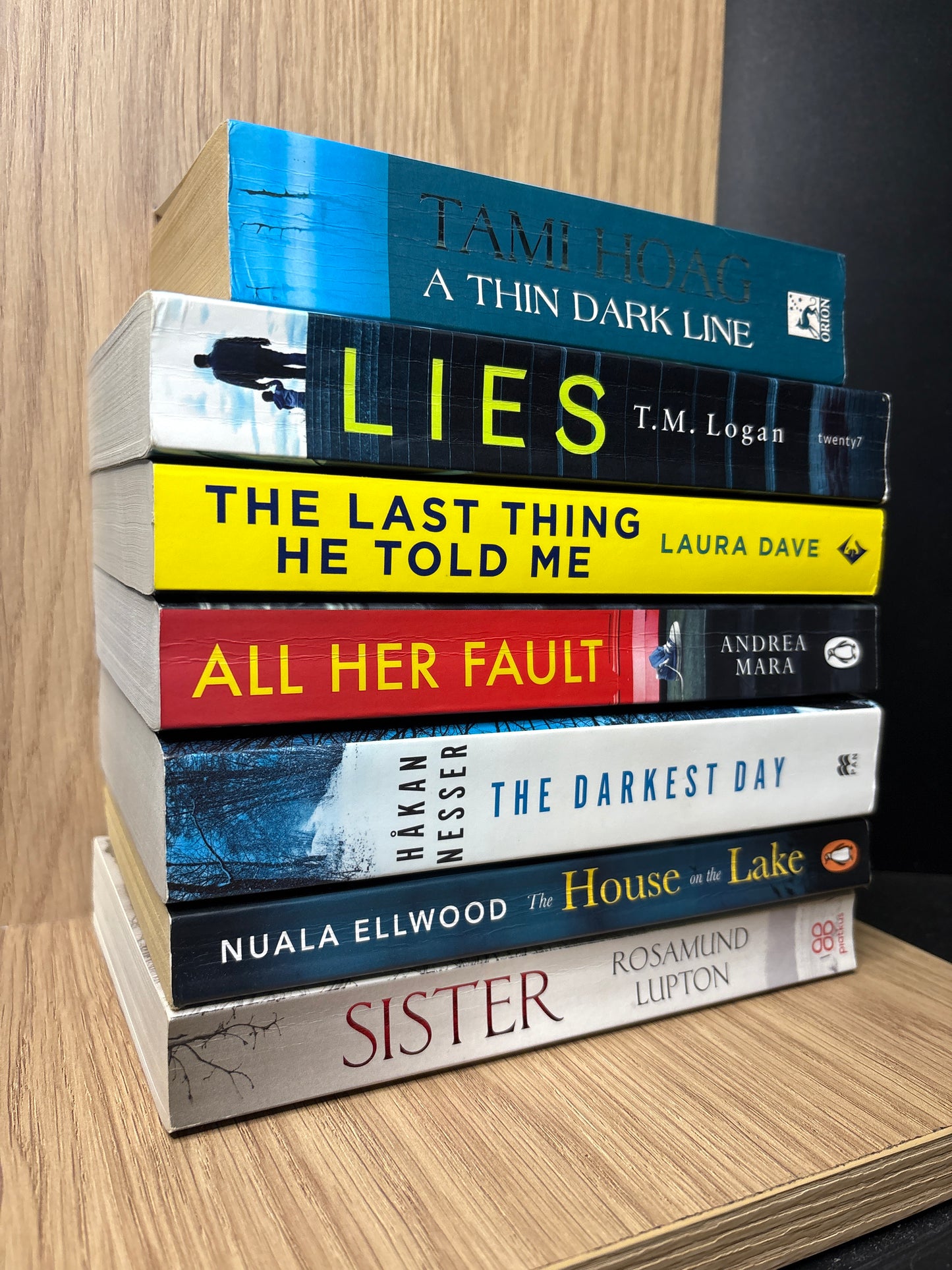 CRIME THRILLER Assorted Standalone Titles by various Authors Bundle of 7 (Min. fair condition)