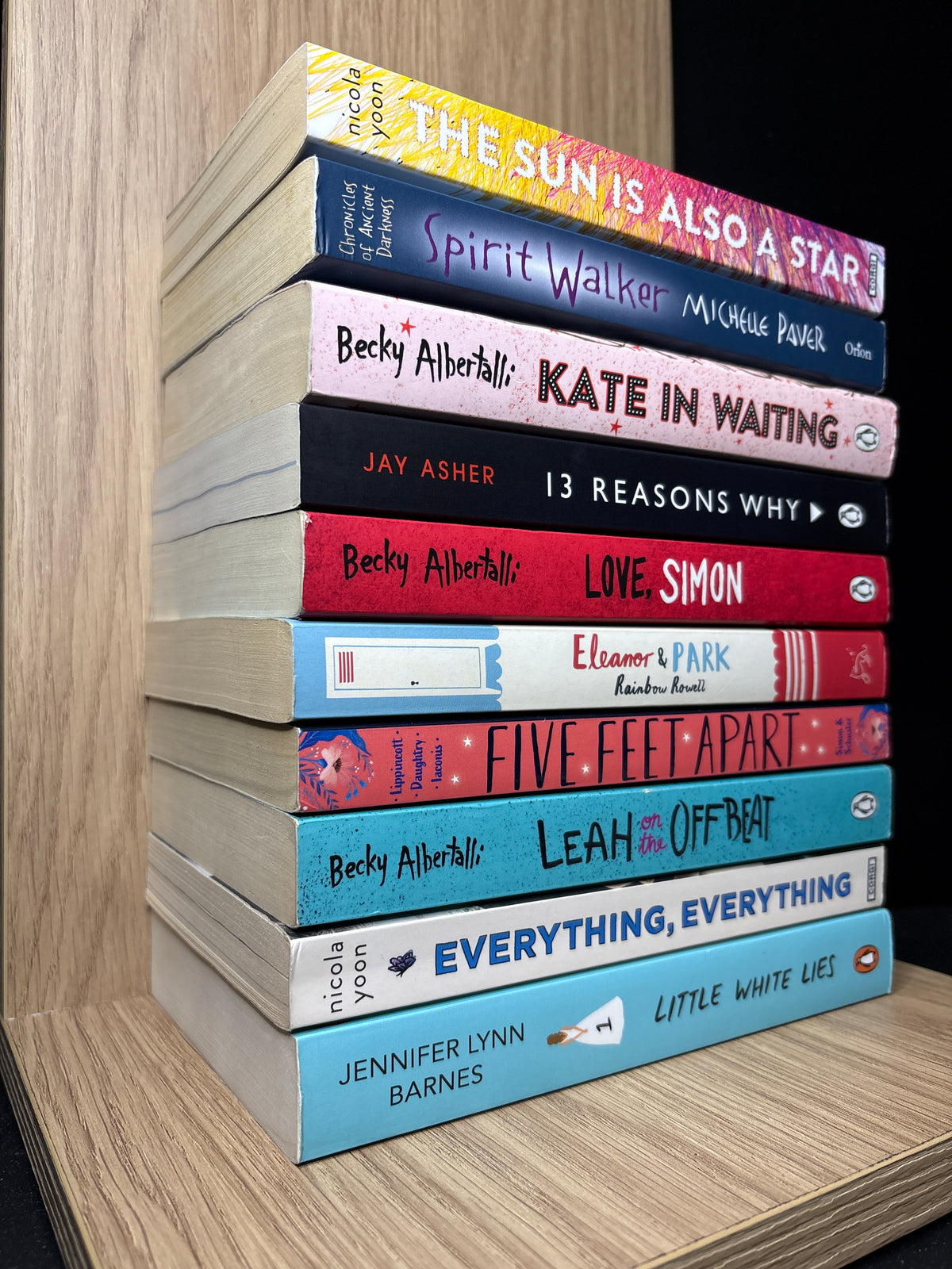 Young Adult Contemporary Assorted Titles by Various Authors Bundle of 10 (Min. fair condition)