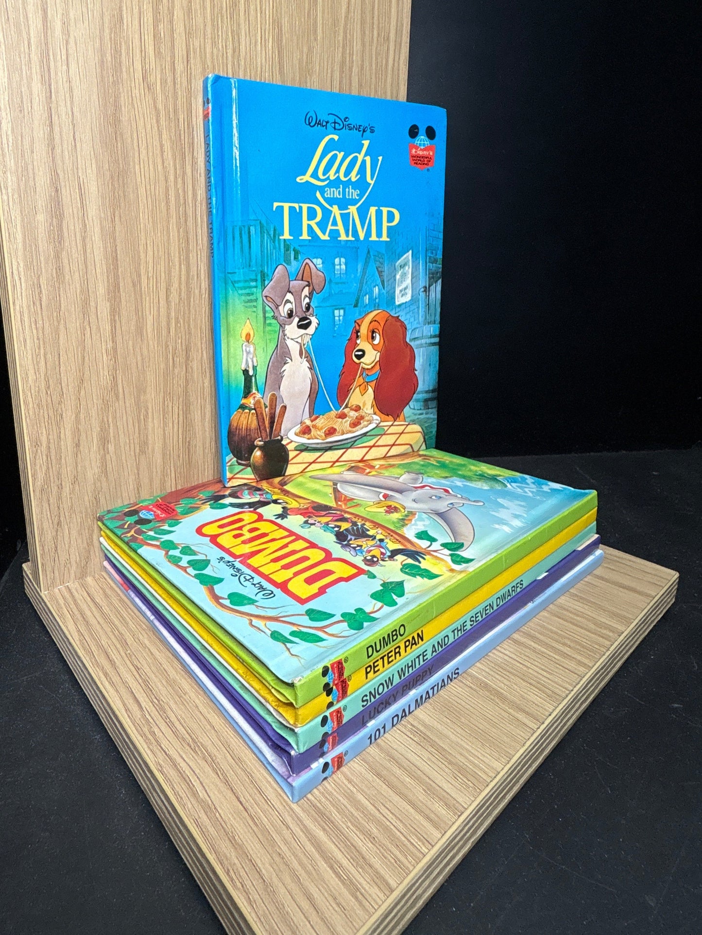 WALT DISNEY - Bundle of 6 - Assorted 'Wonderful World of Reading' Titles (Min. fair condition)