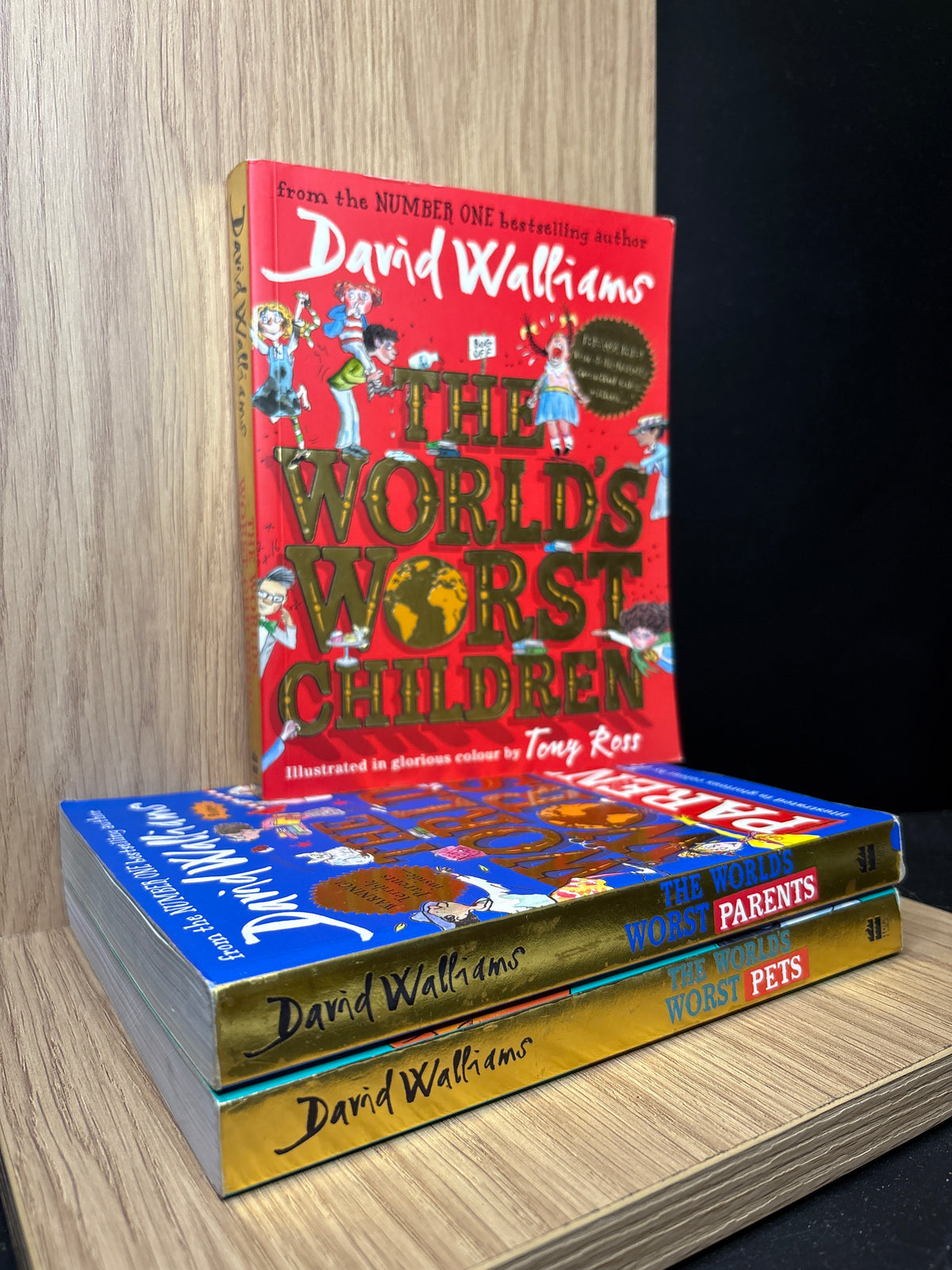 WALLIAMS, David 'The World's Worst' Series Bundle of 3 (Min. good condition)