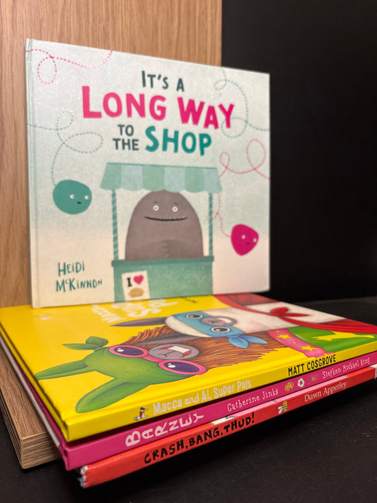 PICTURE BOOK BUNDLE Assorted Standalone Titles Various Authors Bundle of 4 (Min. good condition)