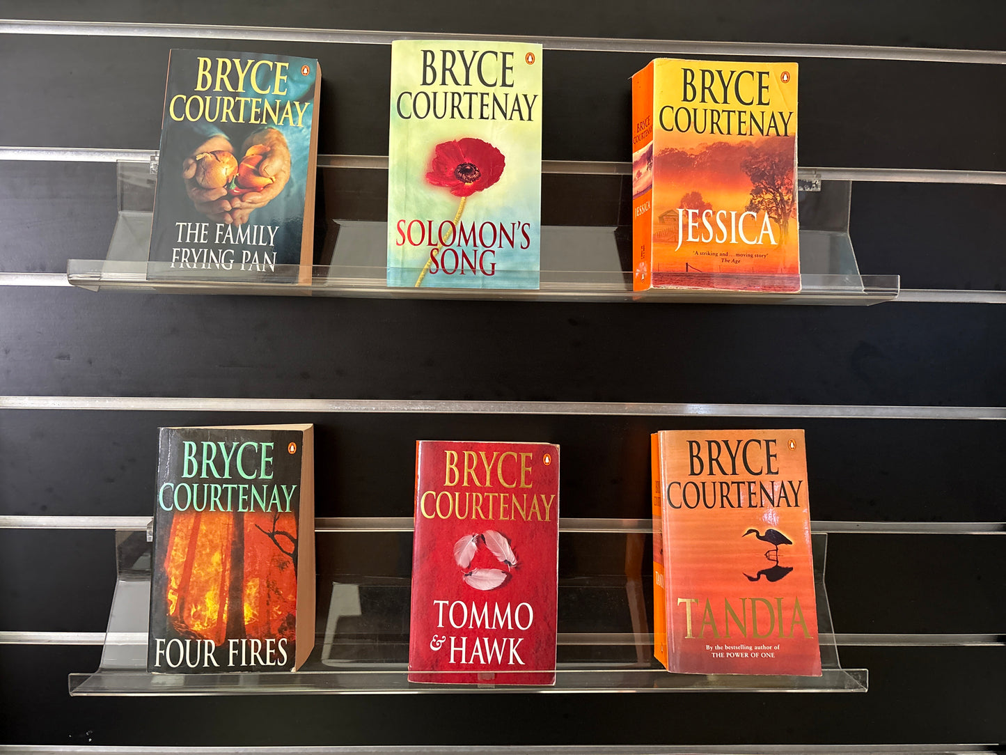 COURTNEY, Bryce - Bundle of 6 Standalone Titles (Min. fair condition)