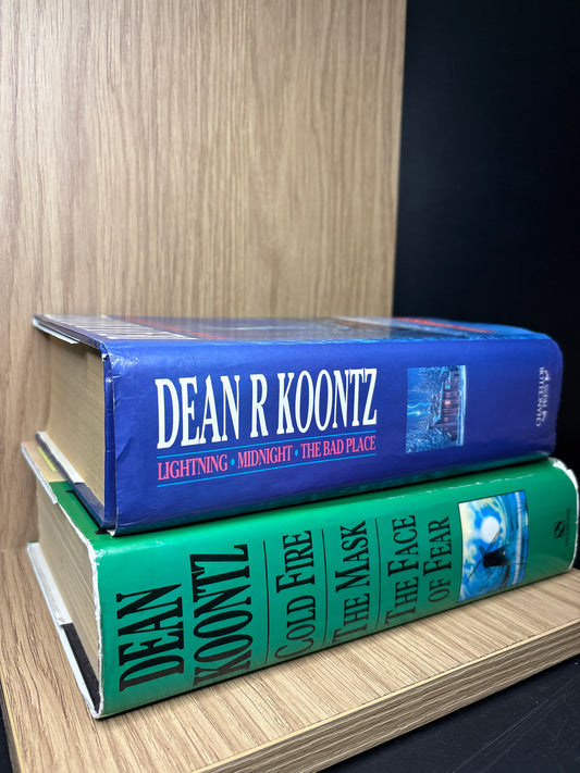 KOONTZ, Dean Standalone Titles 3 Stories Per Book Bundle of 2 (Min. good condition)