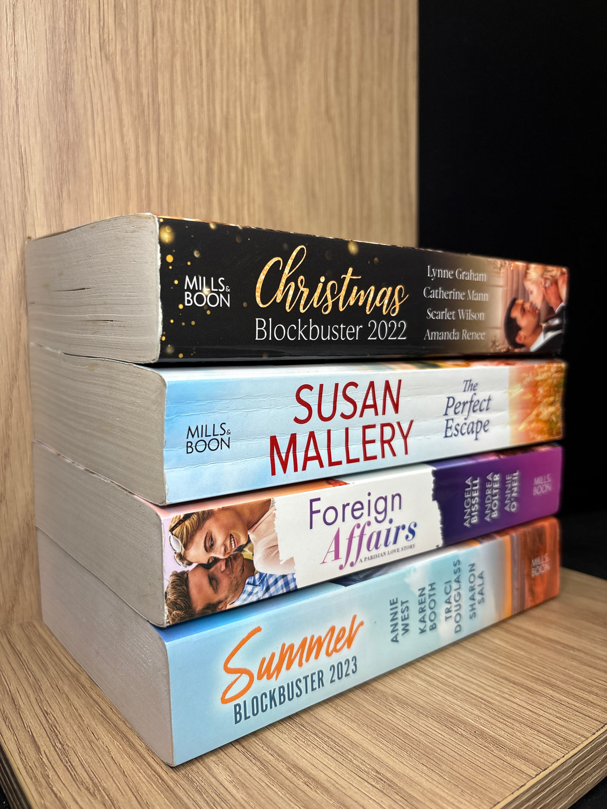 MULTI-STORY ROMANCE Assorted Standalone Titles, Various Authors Bundle of 4 (Min. fair condition)