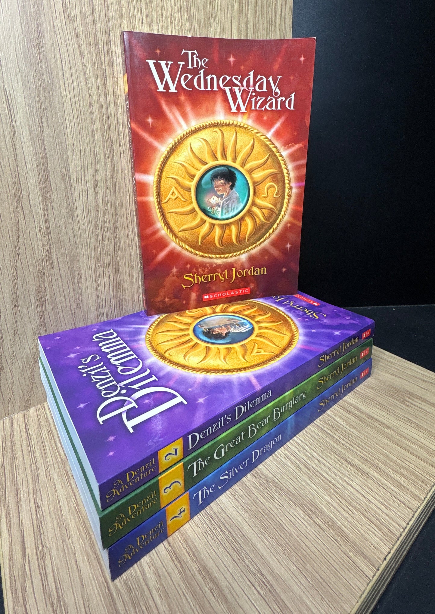 JORDAN, Sherryl 'A Denzil Adventure' Series Books #1-4 Bundle of 4 (Min. very good condition)