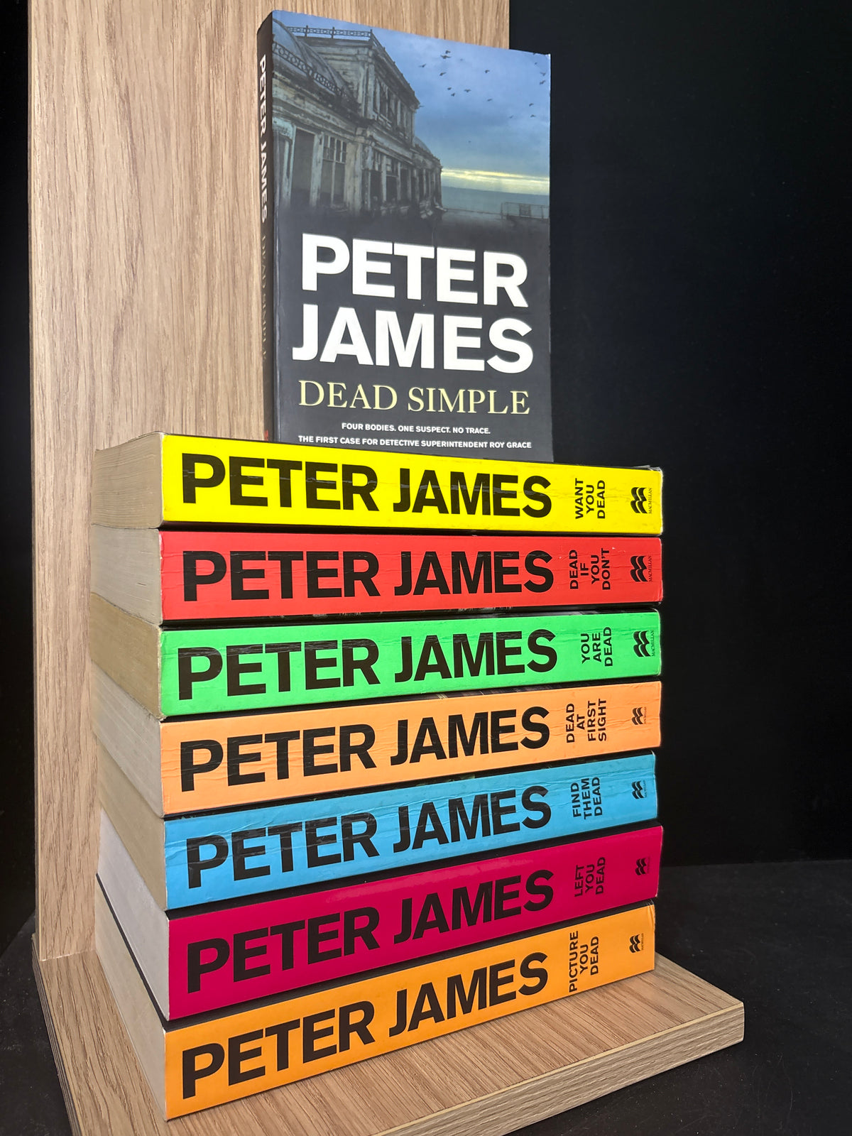 JAMES, Peter 'Roy Grace' Series Assorted Titles Bundle of 8 (min. fair condition)