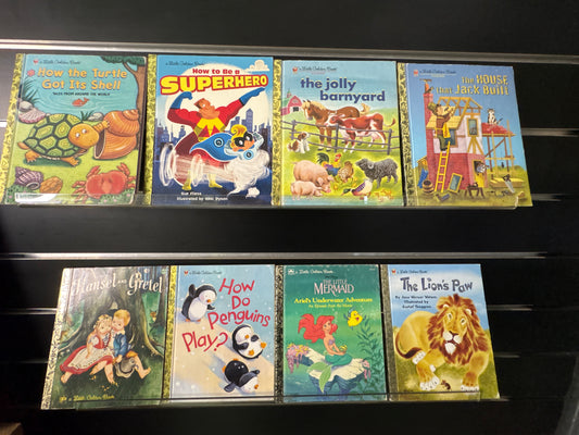 LITTLE GOLDEN BOOKS - Bundle of 16 - Assorted Titles (Min. fair condition)