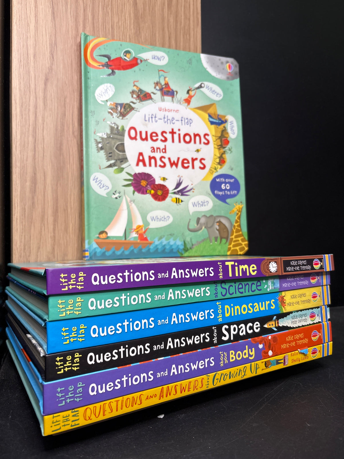 USBORNE Questions + Answers Assorted Standalone Titles Bundle of 7 (Min. fair condition)