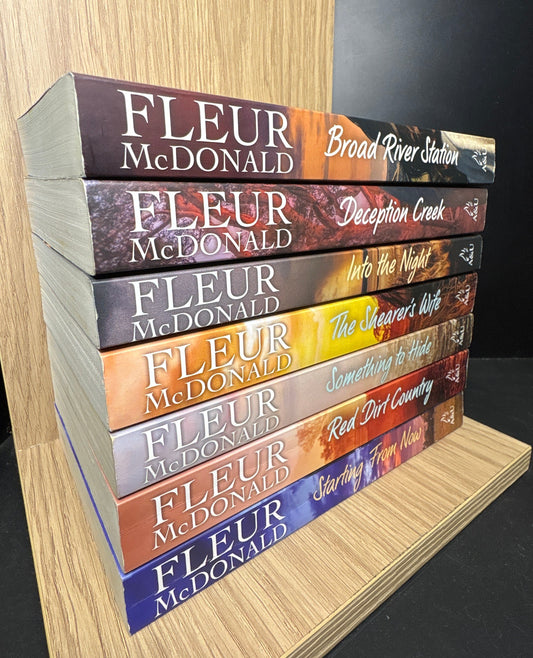 McDONALD, Fleur 'Dave Burrows' Series Assorted Titles Bundle of 7 (Min. fair condition)