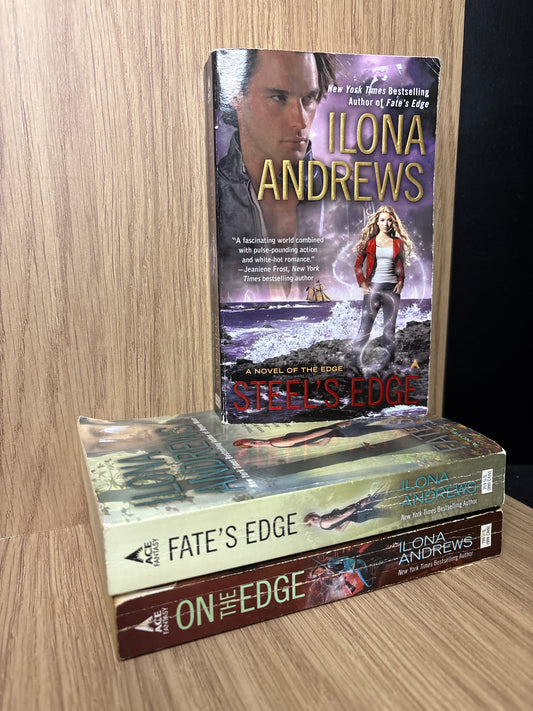 ANDREWS, Ilona 'The Edge' Complete Trilogy Bundle of 3 (Min. fair condition)