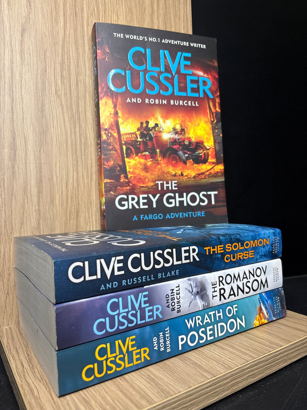 CUSSLER, Clive 'Fargo' Series Assorted Titles Bundle of 4 (Min. very good condition)