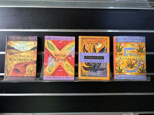 RUIZ, Don Miguel - Bundle of 4 Selected Toltec Wisdom Titles (Min. good condition)