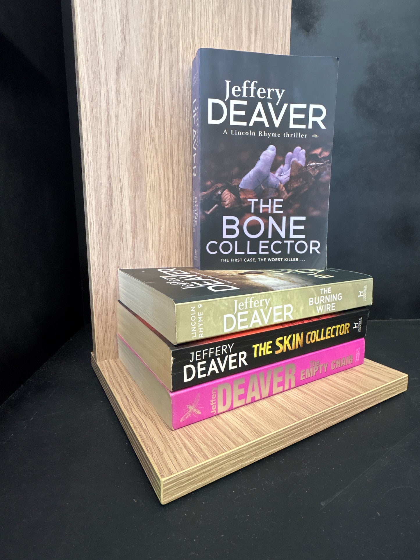 DEAVER, Jeffery - Bundle of 4 - Assorted Lincoln Rhyme Series (Min. Condition Fair)