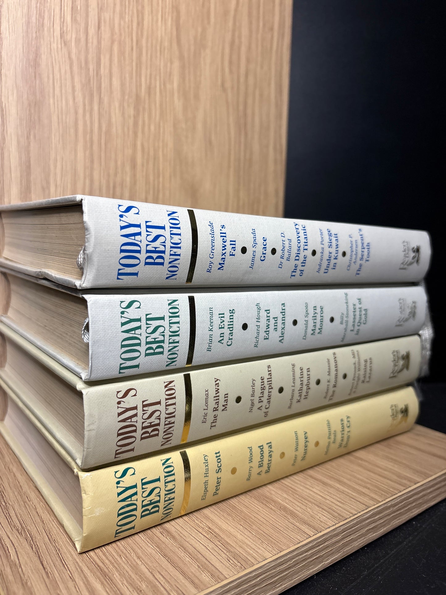 READER'S DIGEST 'Today's Best Nonfiction' 4-in-1 Bundle of 4 (Min. fair condition)