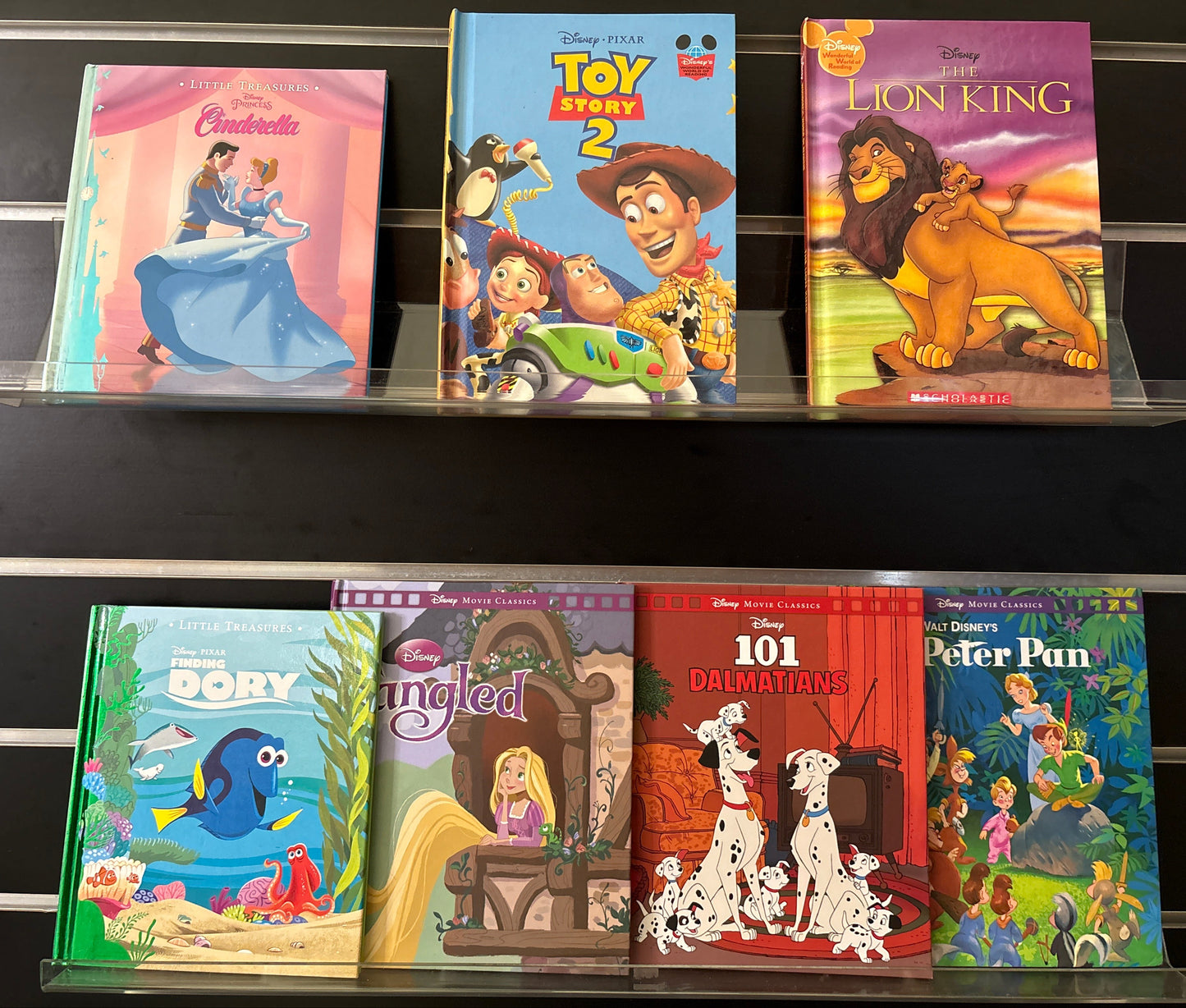 DISNEY PIXAR 'Classic Movie Series' StandaloneTitles Bundle of 7 (Min. fair condition)