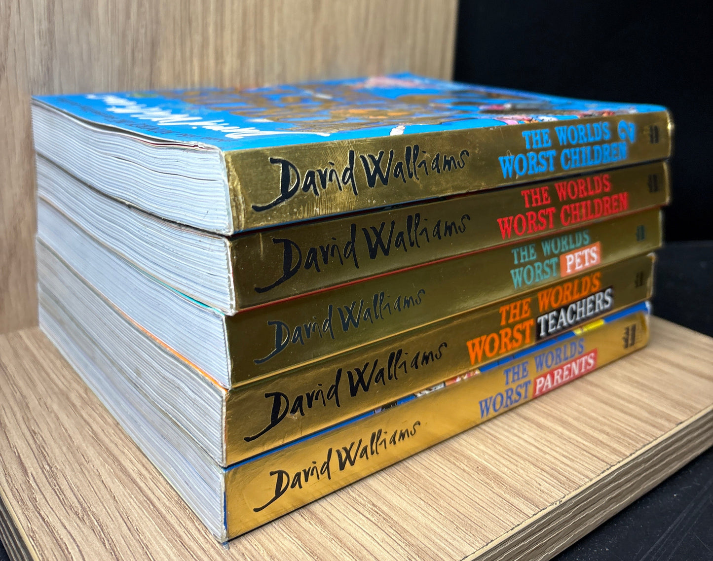 WALLIAMS, David 'World's Worst' Series Assorted Titles Bundle of 5 (Min. good condition)